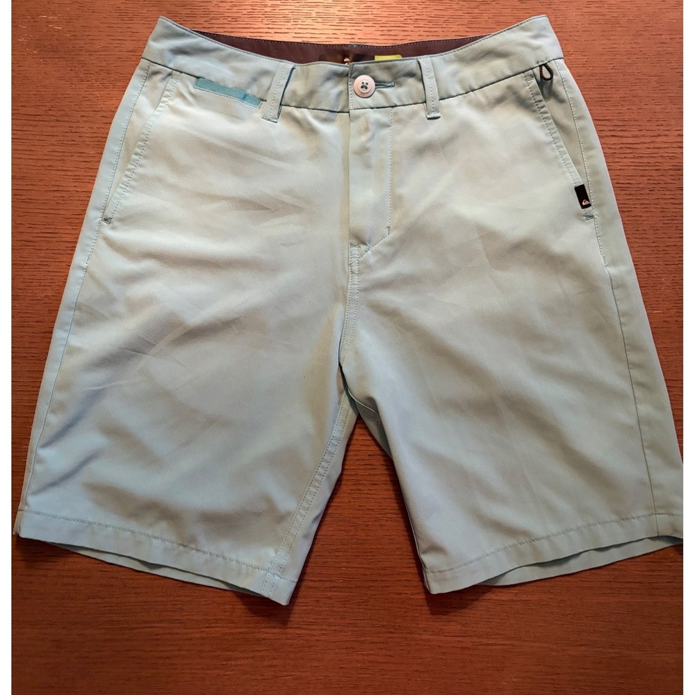 Quiksilver Amphibian Mens Hybrid Shorts Blue 4-Way Stretch Size 28 DryFlight - Picture 3 of 6